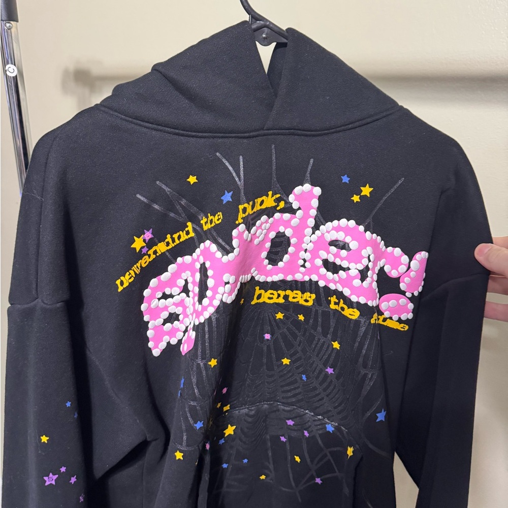 Spider Black Hoodie size S